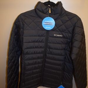 Columbia Black Insulated Winter Jacket- Size Small